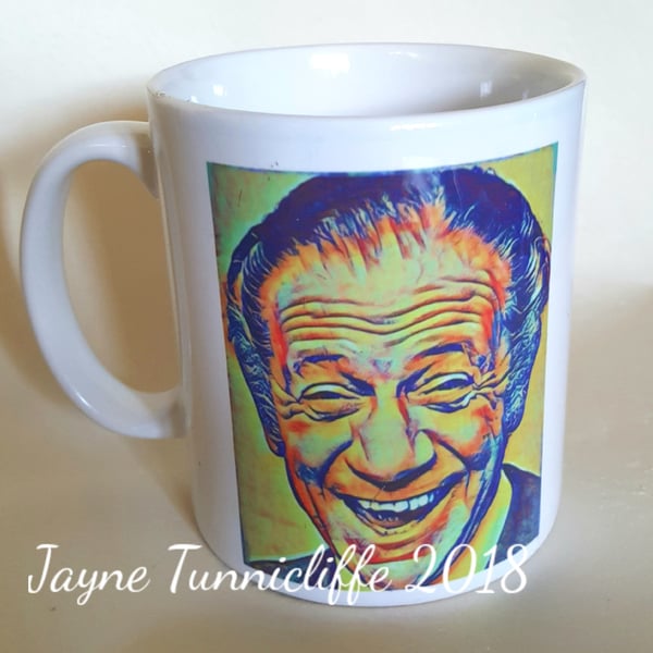 Sid James Carry On Laughing mug