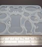 Cat Tag Silicone Mould, 11Pc Including Fish, Bone and Round, Resin Casting Tool - Image 4