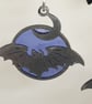 Gothic Bat Earrings  - Image 4