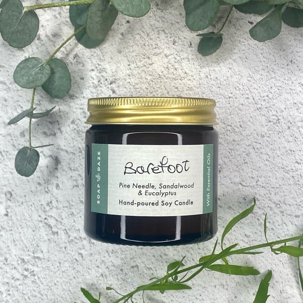 Barefoot Soy Wax Aromatherapy Candle