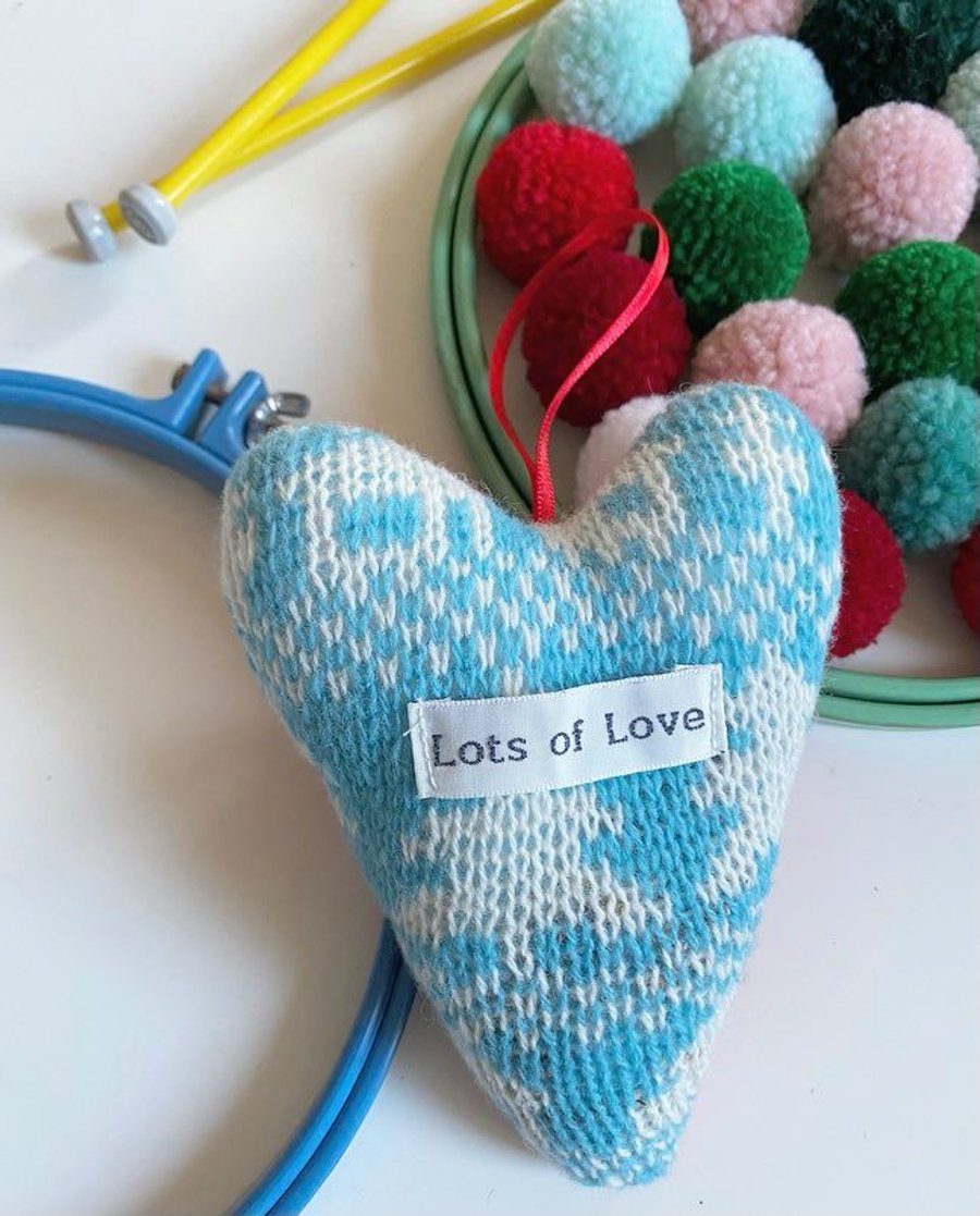  Festive Lots of Love Lavender Heart