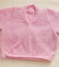 Crossover Style Ballerina Cardigan, New Baby Gift, Premature Size, Custom Make - Image 2