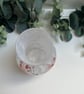 Decoupage Glass Vase: Robin, Upcycled - Image 5