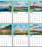 2027 Calendar Wells Next The Sea North Norfolk A4 Size Wall Hanging 