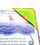 Bookmarks, 6 book marks, Set C, Floral Fabric Colourful Daisy print  - Image 4