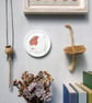 Robin and Snowdrop mini wall plate  - Image 4