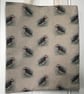 Tote Bag, Cotton linen look with all over Print Puffins, Bee, Highland Cow - Image 5