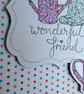 Wonderful Friend Card - Watering Can and Wellingtons - Image 3