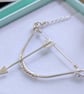 Silver Bow & Arrow Necklace - Image 5