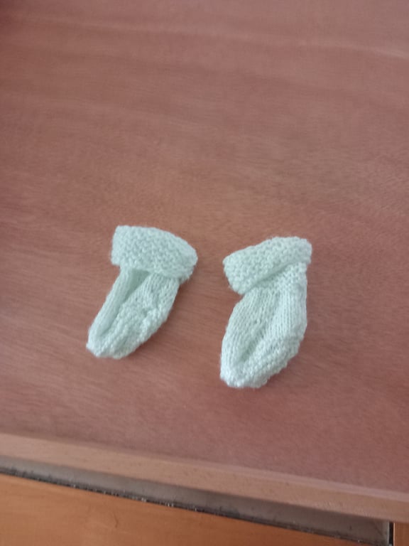 Baby booties first size 0-3 months