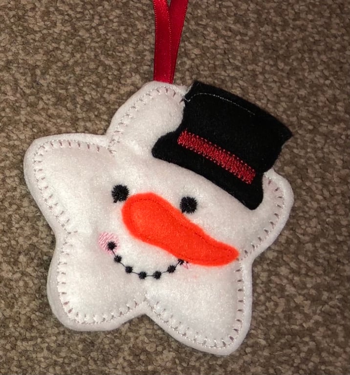 Christmas Character Star Decoration