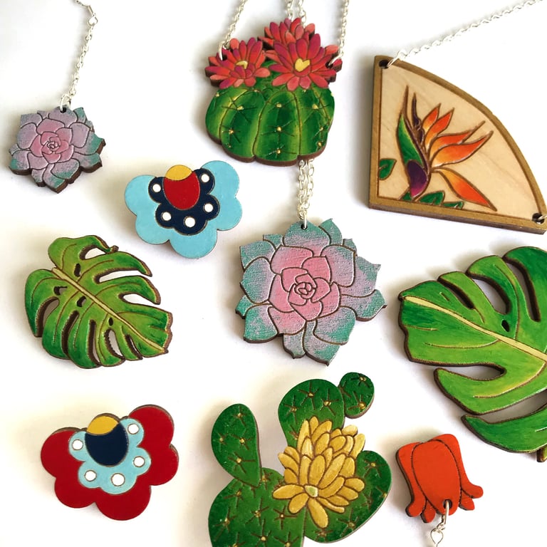 Colourful Cactus Flowers