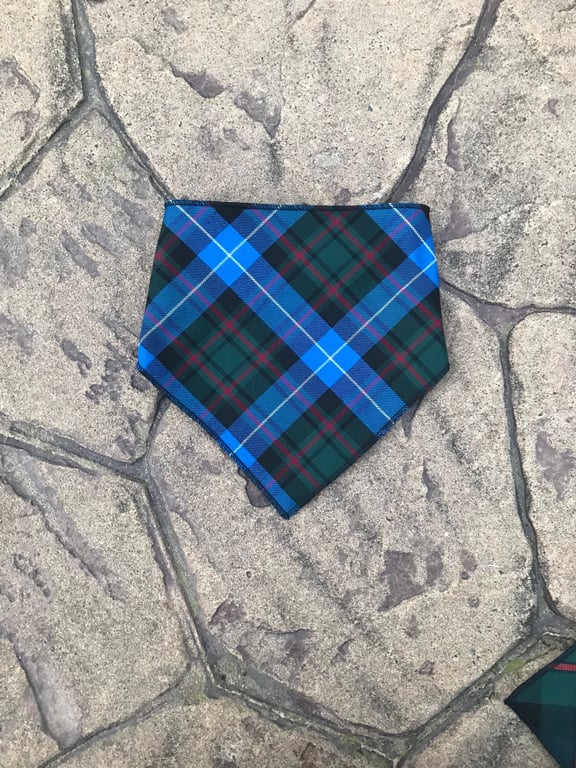 MacRae Tartan Bandana Bib, babies