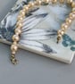Pearl and seed bead bracelet 22cm long. - Image 4