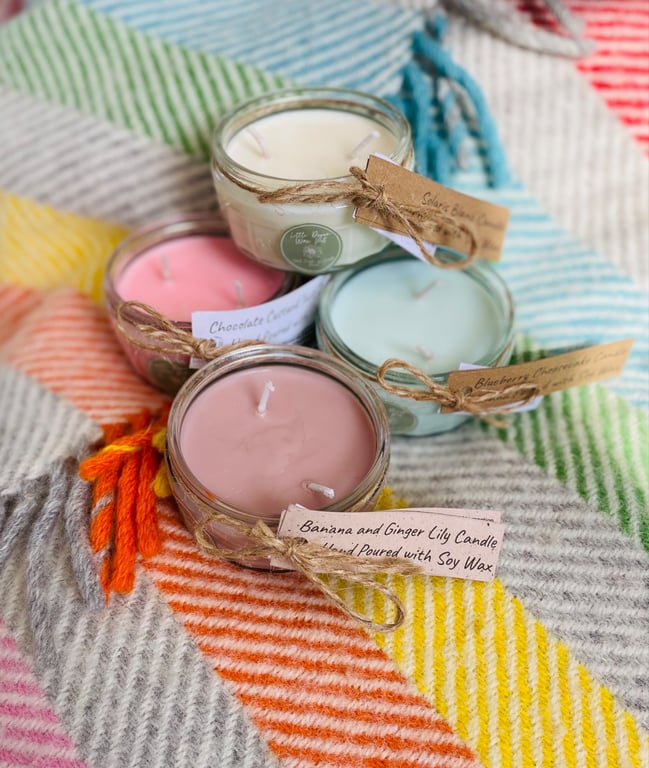 Soft & Sweet Set of Recycled Jar Candles