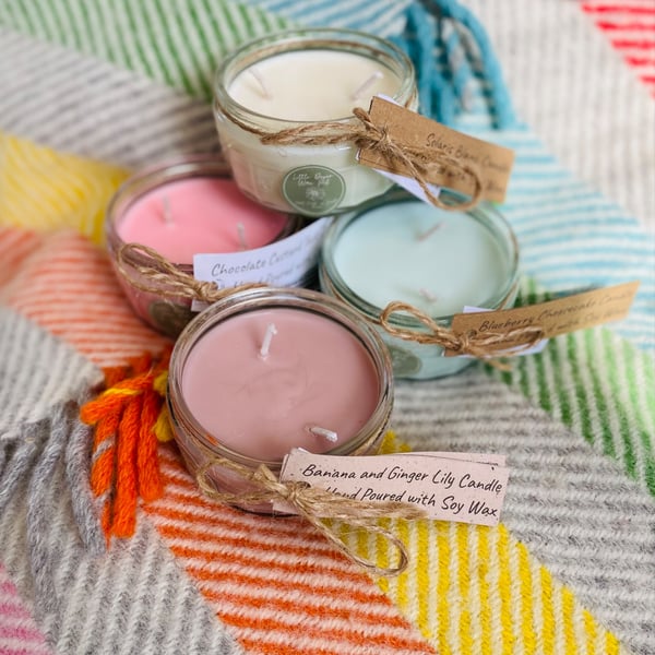 Soft & Sweet Set of Recycled Jar Candles