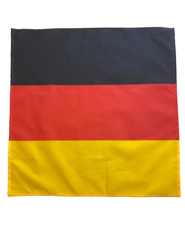 23" x 23" 59 x 59 cm Germany German Federal Flag Bandana Head Scarf Neck Tie