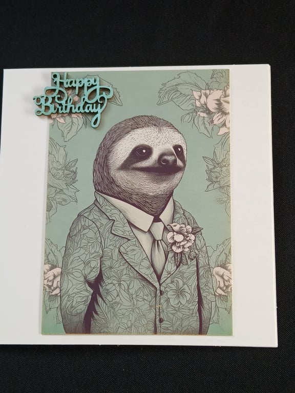 Quirky birthday card 