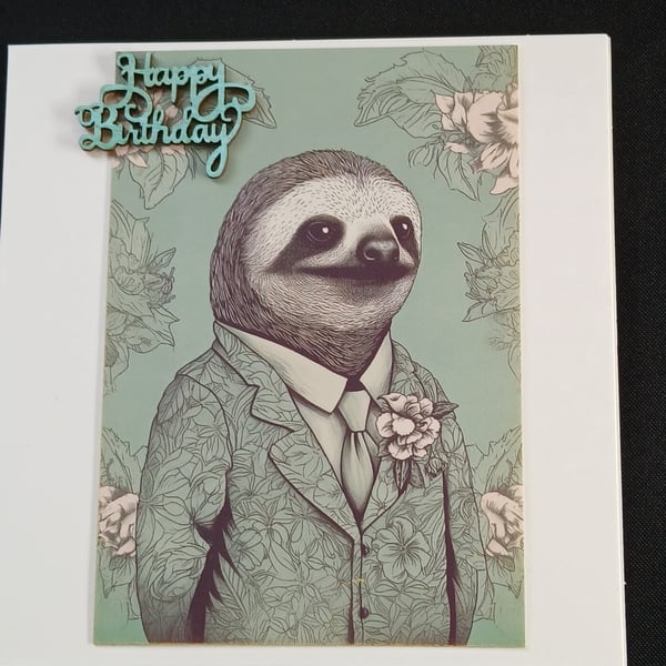 Quirky birthday card 