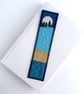 Bookmark with Rising Full Moon, Silhouetted Trees and Moonlit Countryside - Image 2