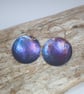  Handmade Coloured Titanium Disc Earrings - UK Free Post - Image 4
