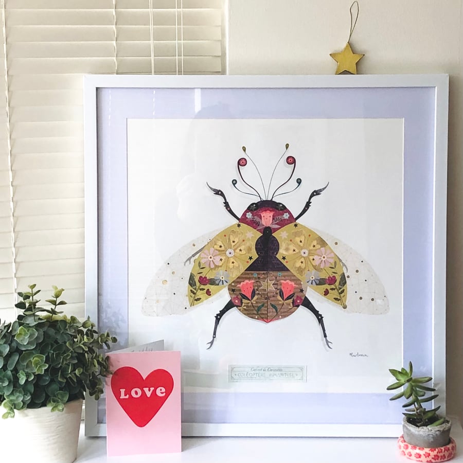 Decorated Beetle - Giclee Art print