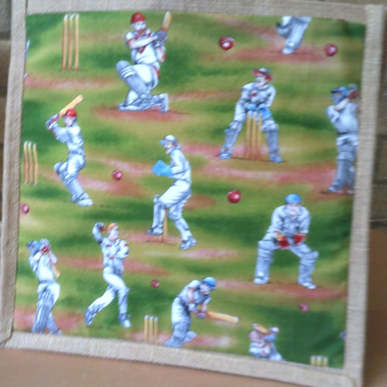 Cricketers Medium Jute Bag