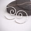 Sterling Silver Earrings, recycled silver, minimalist, Eco-friendly