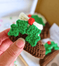 Christmas Pudding Baby Hat and Bootie Set - Image 7
