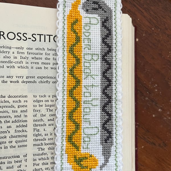 Adder Bookmark Counted Cross Stitch Kit