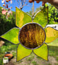 Stained Glass Sunflower Suncatcher: Boho Home Decor, Handmade - Image 8