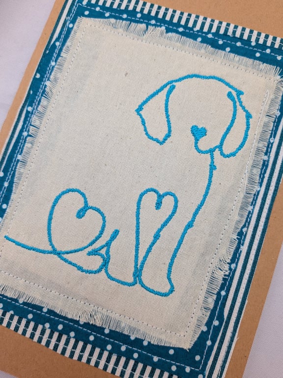 Scrappy Note Book - Embroidered and Handmade 