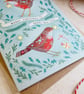 Pack of 4 Folk Robins Christmas cards - Image 6