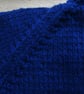 REDUCED 16" Navy Baby V Neck Hearts Cardigan - Image 5