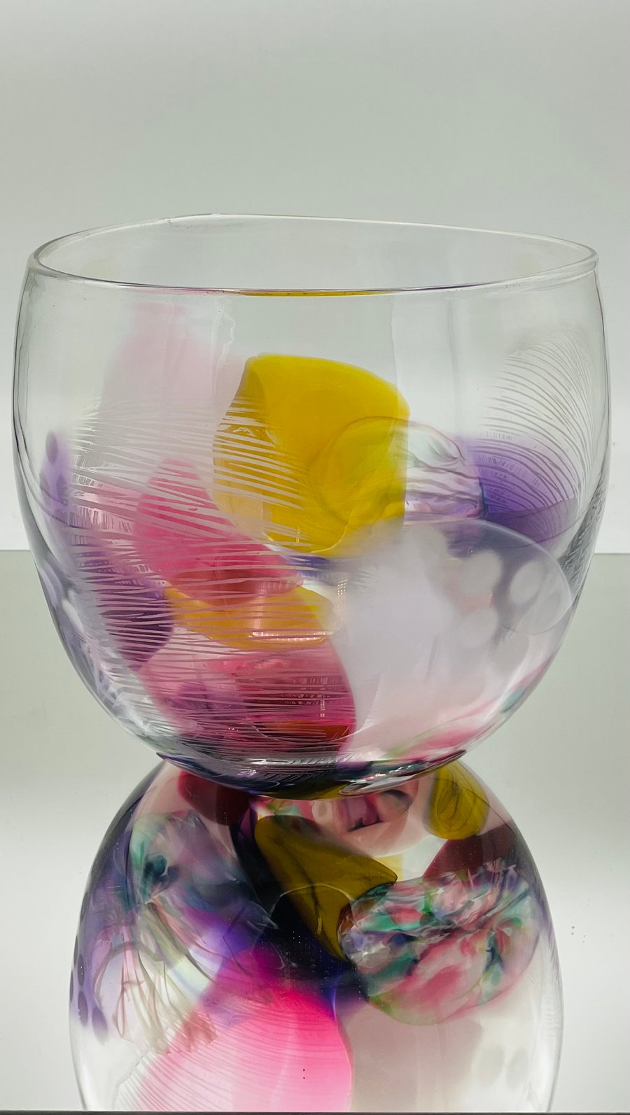 Pinks and Purples Diatom Bowl