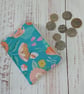Flowers coin zipper purse - Image 1