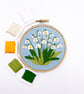Snowdrop Embroidery Kit - Hand Embroidery Kit - Image 5