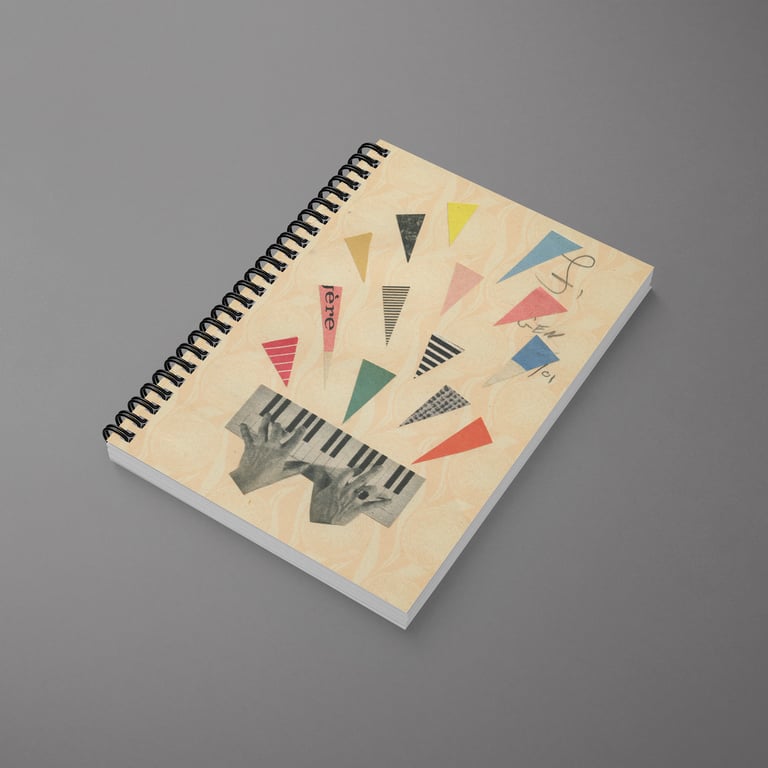 Music Spiral Notebook - Jazz