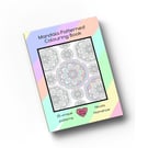 Mandala colouring book with 25 unique patterns
