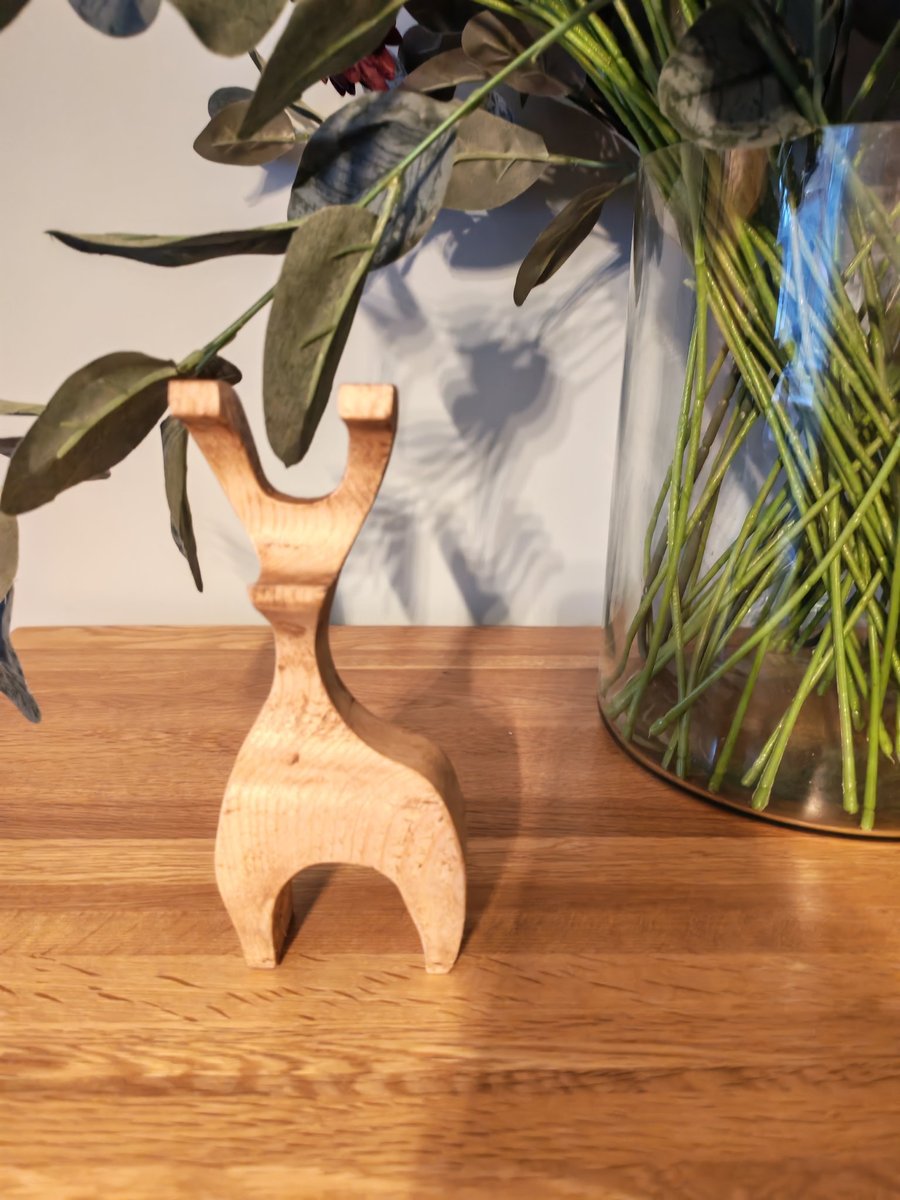 Handmade Wooden Scandinavian style Reindeer
