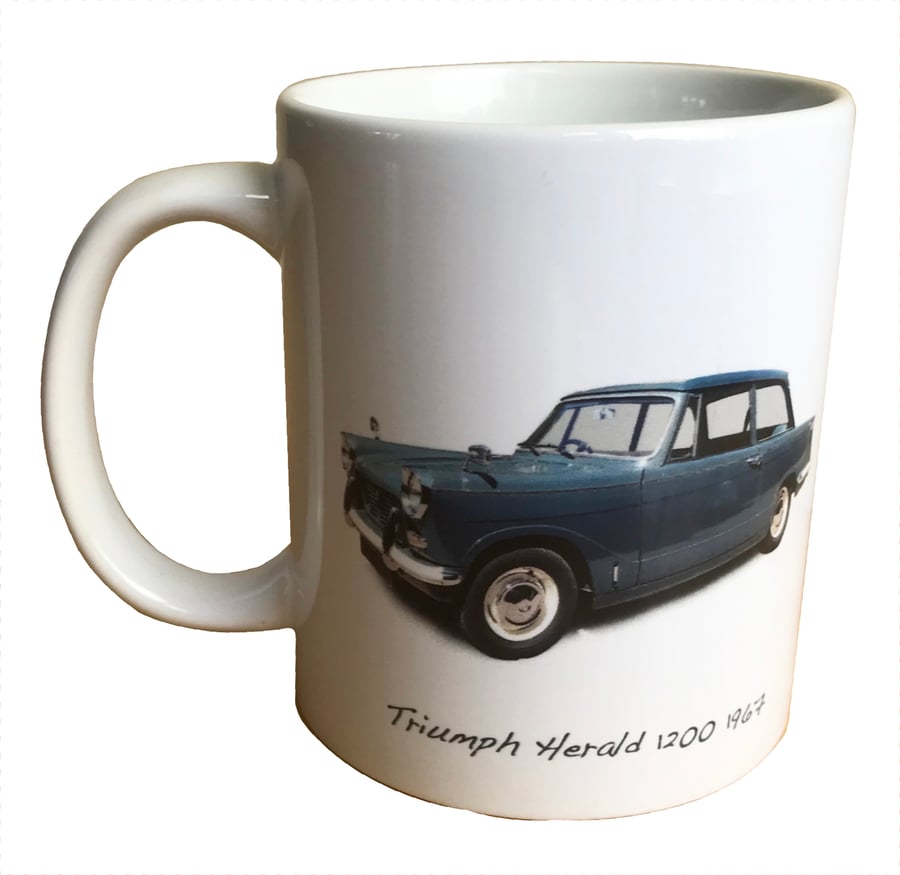 Triumph Herald 1200 1967- 11oz Ceramic Mug for the Enthusiast