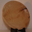 Large English ash hand-turned wooden bowl