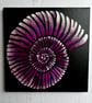 Purple Ammonite Painting