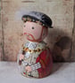 King Henry VIII Hand-painted wooden doll - Image 2