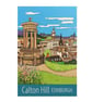 Calton Hill, Edinburgh travel poster print by Susie West - Image 4