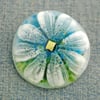 Fused Glass Flower Brooch