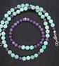 SALE - amazonite and lepidolite set - Image 1
