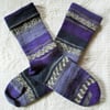 Handmade Wool Socks SIZE: 4-6 UK, 6-8 US, 36-38 EURO