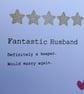 Fantastic Husband Card - Birthday, Anniversary, Valentines Day - Image 7