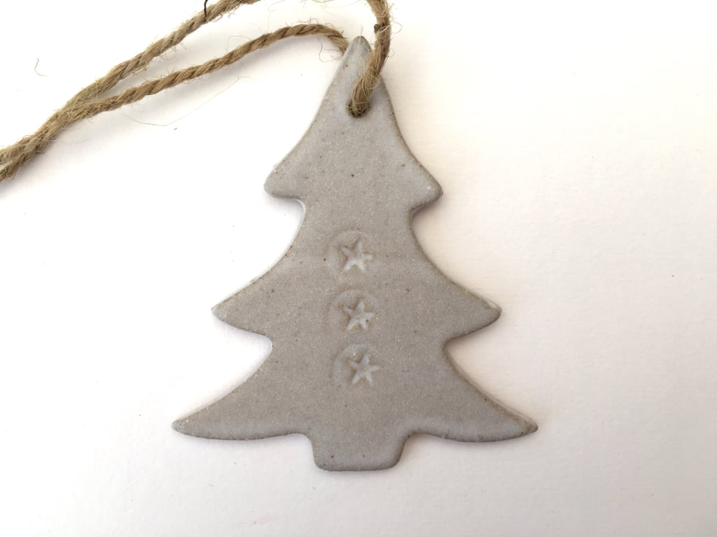 Ceramic christmas tree decoration, ceramic hanger, tree decoration